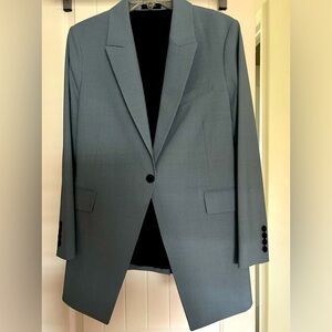 THEORY Women’s Etiennette Blazer gorgeous slate blue size 10